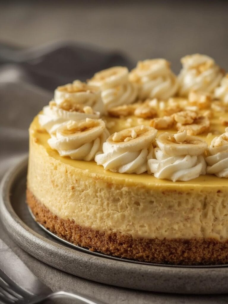 Decadent Banana Pudding Cheesecake (Creamy Layers Delight)