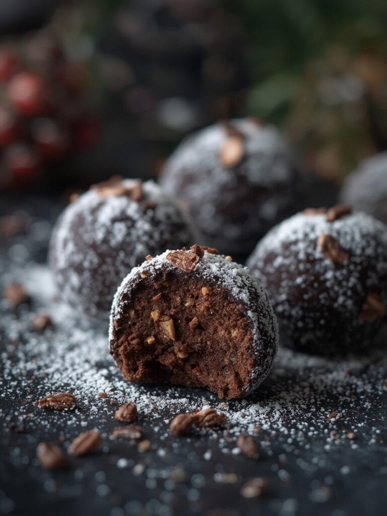 Blue Christmas Truffles