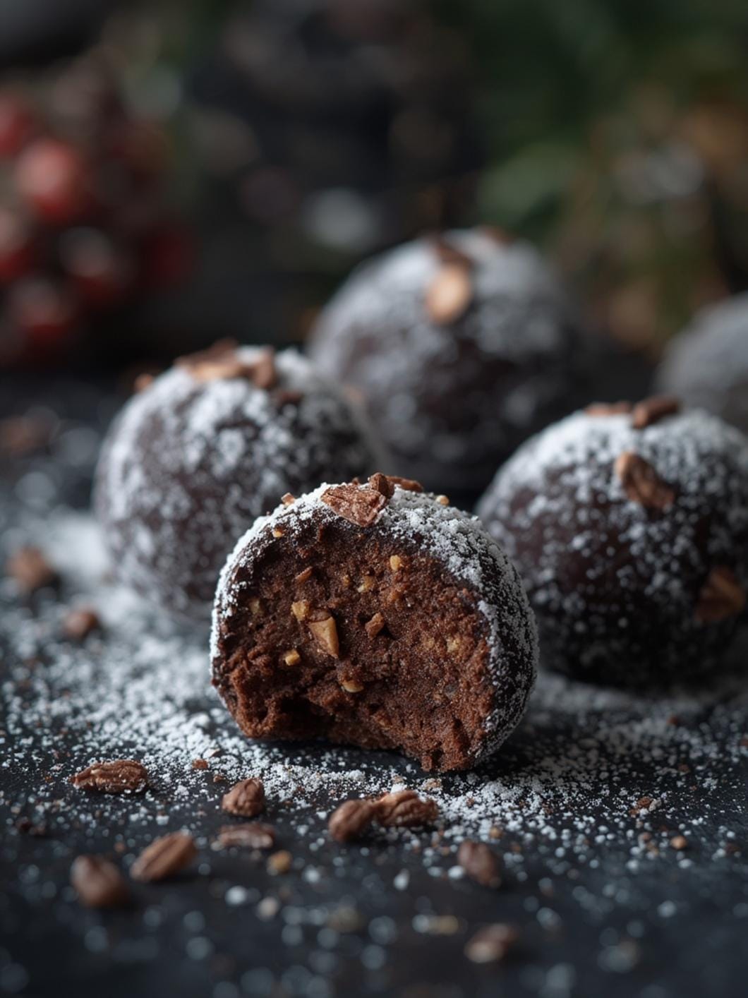 Blue Christmas Truffles