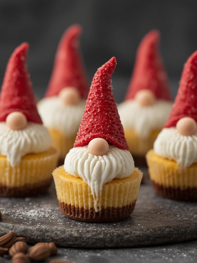 Gnome Mini Cheesecakes