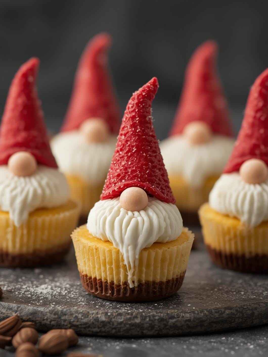 Gnome Mini Cheesecakes